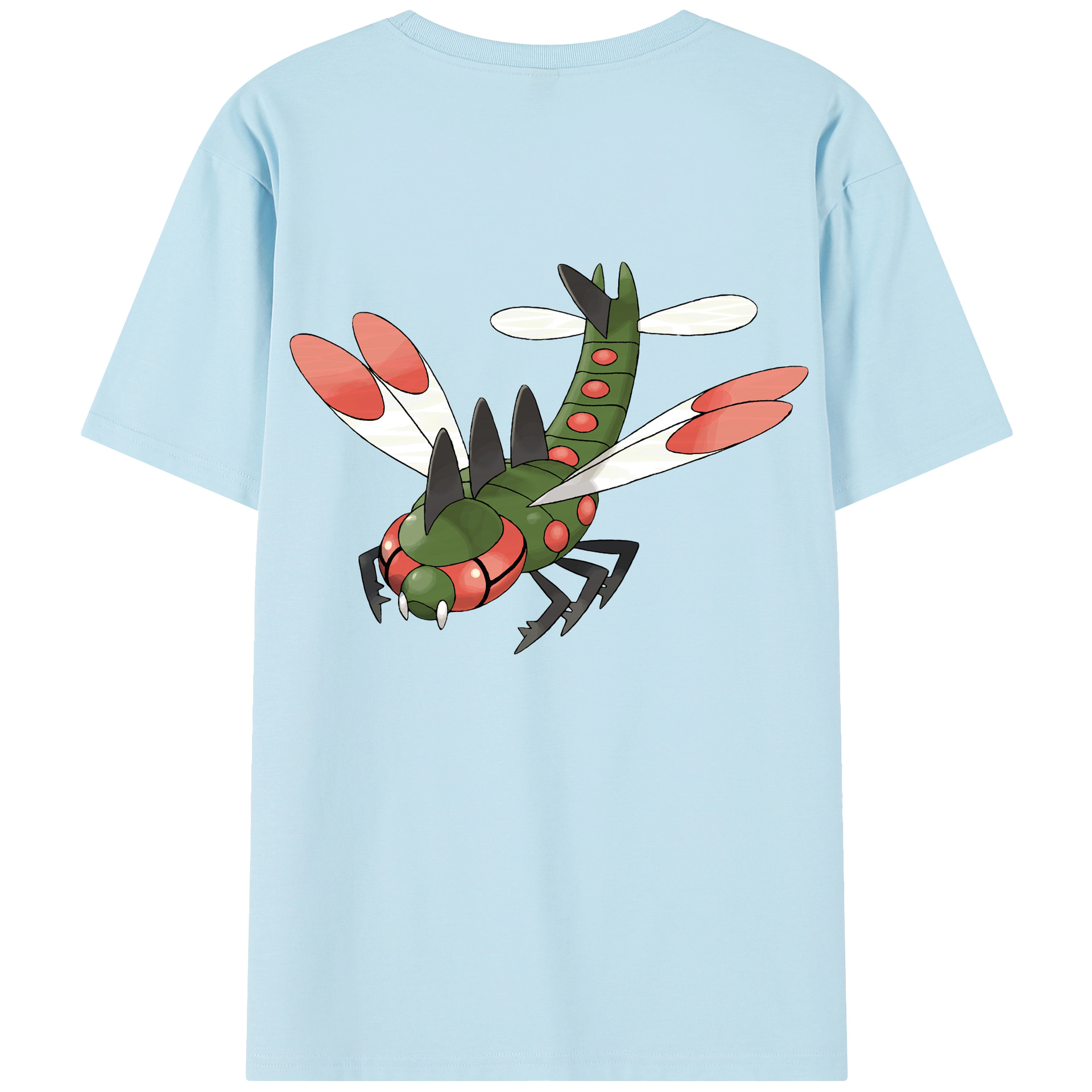 （画像用） ポケットモンスター Pokémon 綿100％半袖Tシャツ（背面プリント）